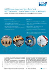 Referenz-BIRCO Rigolentunnel von StormTech® und BIRCO Hydropoint® - Meitingen