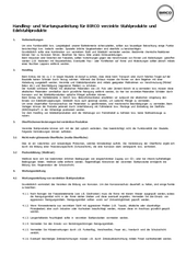 Handling- und Wartungsanleitung für BIRCO verzinkte Stahlprodukte und Edelstahlprodukte