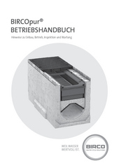 Betriebshandbuch für BIRCOpur