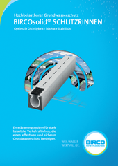 BIRCOsolid® Schlitzrinnen