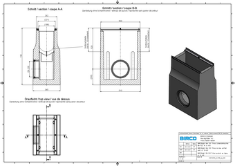 BIRCOlight® triloc NW 200, Liniensinkkasten BH 720