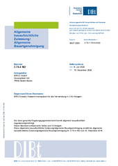 DIBt-Zulassung BIRCOmassiv Kastenrinnensystem für die Verwendung in LAU-Anlagen