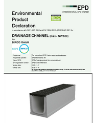 Umwelt-Produktdeklaration (EPD) für die BIRCOmax-i NW 520