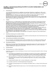 Handling- und Wartungsanleitung für BIRCO verzinkte Stahlprodukte und Edelstahlprodukte