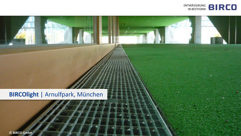 BIRCOlight-Fassade-entwaessern-Rinne-Arnulfpark-Muenchen