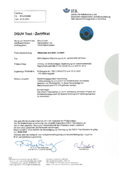 IFA-Prüfzeugnis Rutschhemmung R10/V10 BIRCOtopline Gitterrost aus Stahl MW 30/10