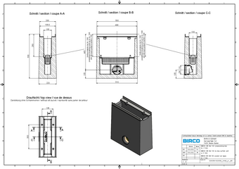 BIRCOsir® NW 100, Liniensinkkasten