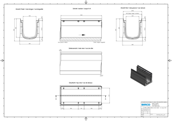 BIRCOsir® NW 320, Rinne 1 m, BH 550
