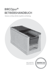 Betriebshandbuch für BIRCOpur